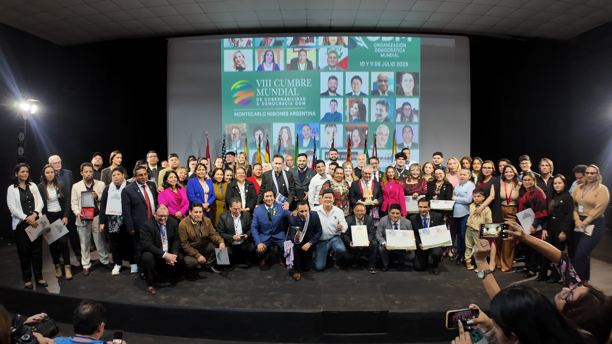 Montecarlo volvió a ser sede de un encuentro internacional con la Cumbre Mundial de Gobernabilidad y Democracia
